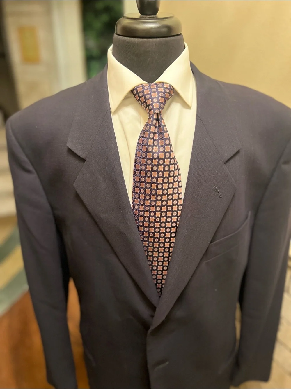 Giorgio Armani “Mani” Sport Coat Blazer Jacket Wool Blue Men 44L
